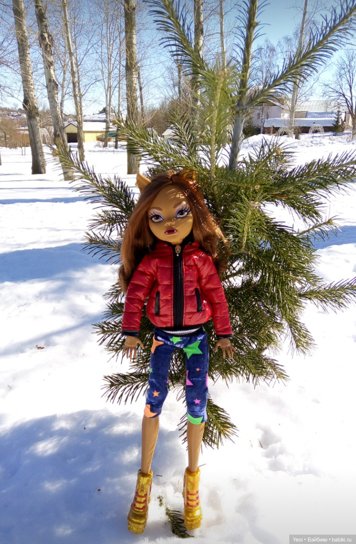 Монстер Хай, Клодин (кукла 42см) первый раз в парке