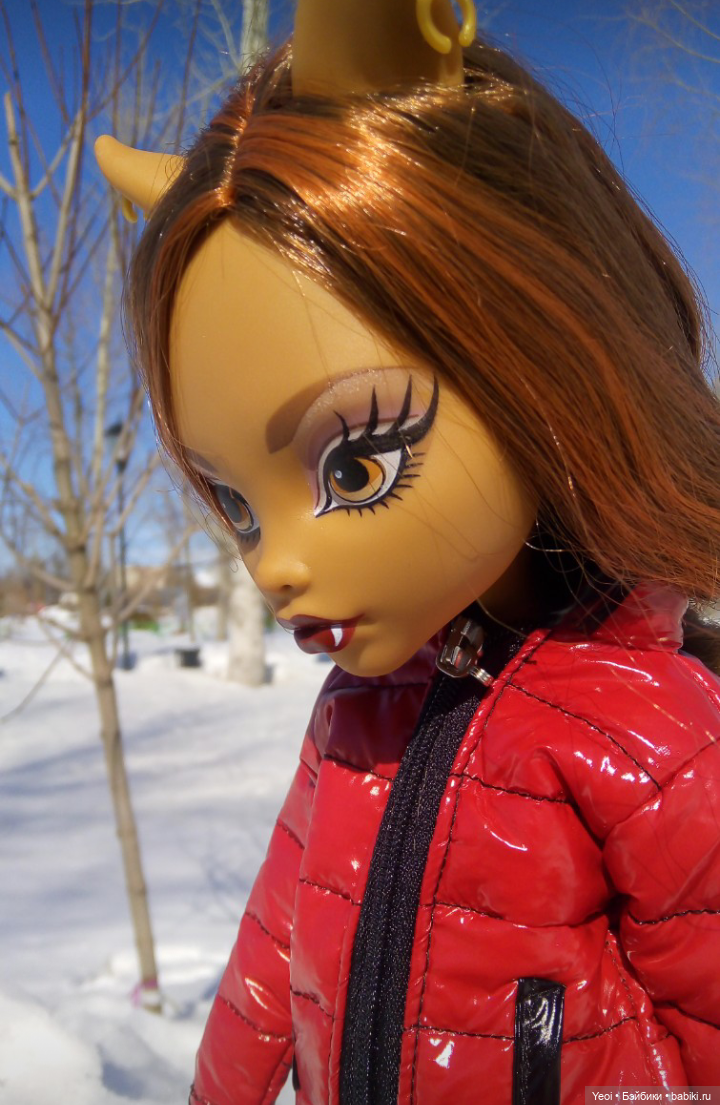 Монстер Хай, Клодин (кукла 42см) первый раз в парке