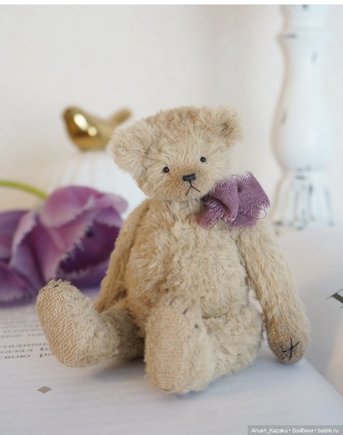 💜🧸 Ноэль — Авторские мишки Тедди и друзья: фото (фото 6)