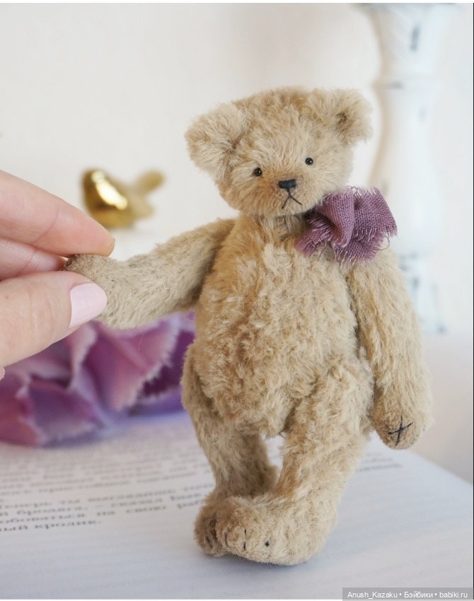 💜🧸 Ноэль — Авторские мишки Тедди и друзья: фото (фото 4)