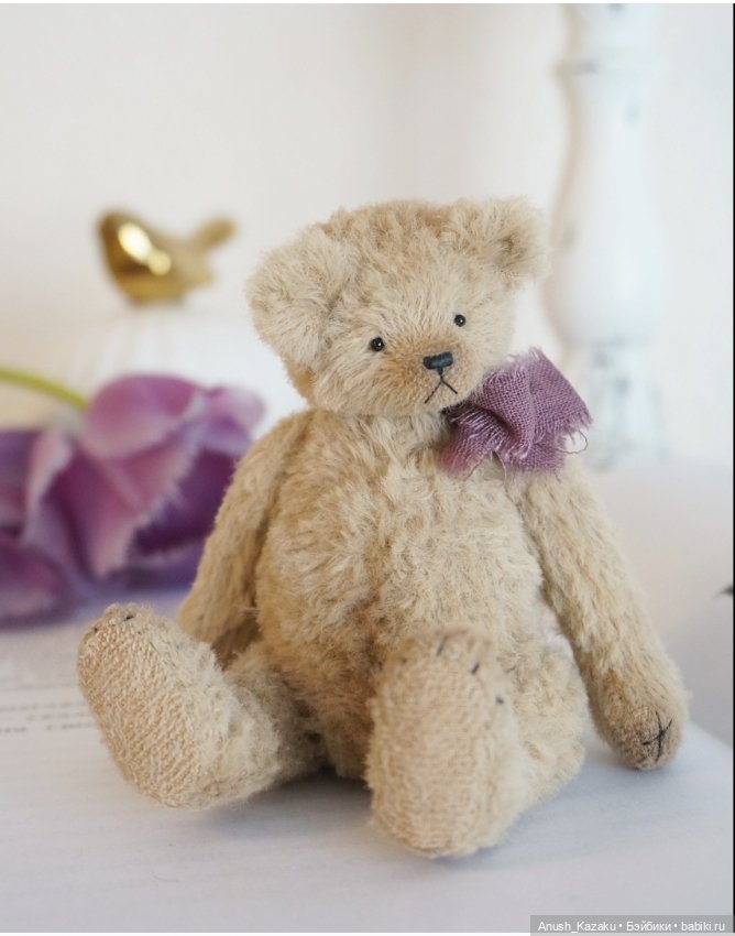 💜🧸 Ноэль — Авторские мишки Тедди и друзья: фото (фото 2)