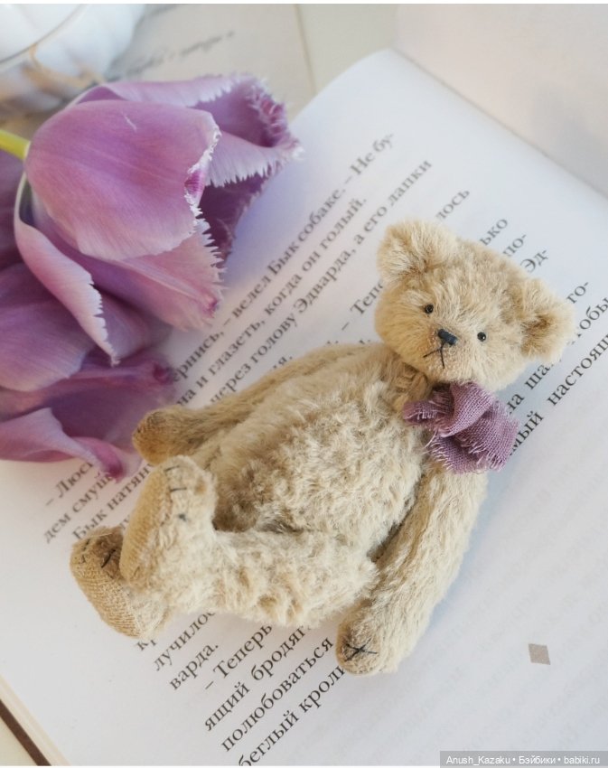 💜🧸 Ноэль — Авторские мишки Тедди и друзья: фото (фото 5)