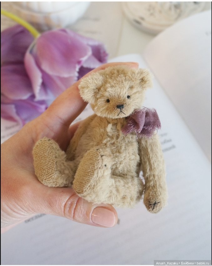 💜🧸 Ноэль — Авторские мишки Тедди и друзья: фото (фото 3)