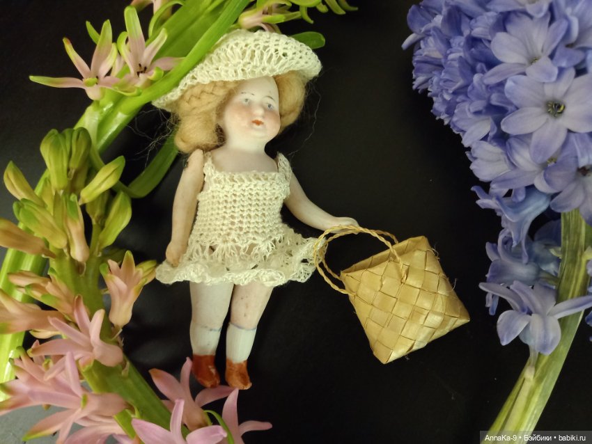 Новые наряды — Антикварные куклы Mignonette (Миньонетта): карманные (фото 2)