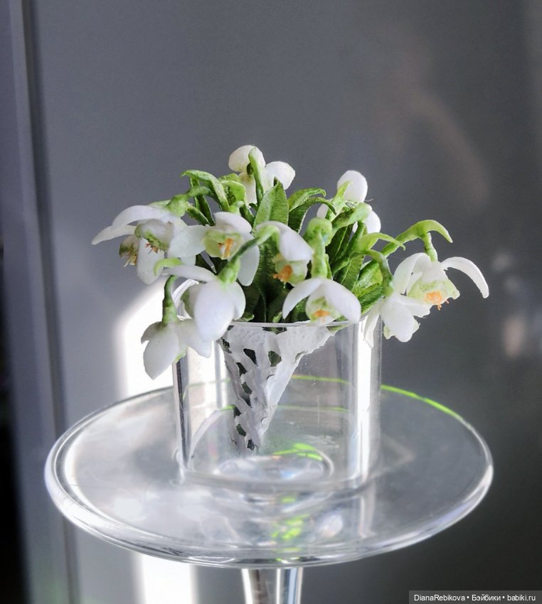 Мини подснежники — Кукольная миниатюра своими руками: еда (фото 3)