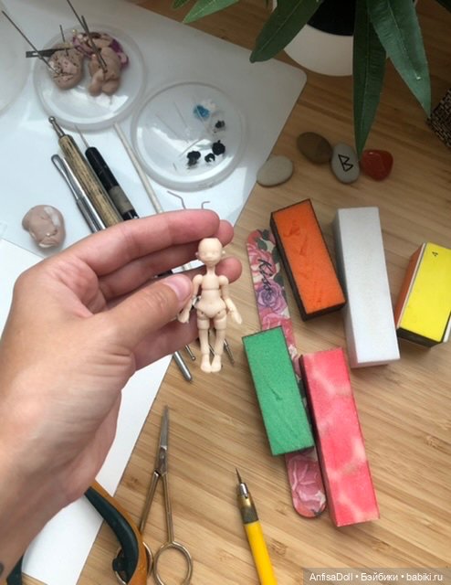 Давно не показывалась… — Авторские шарнирные куклы своими руками: лепка (фото 8)