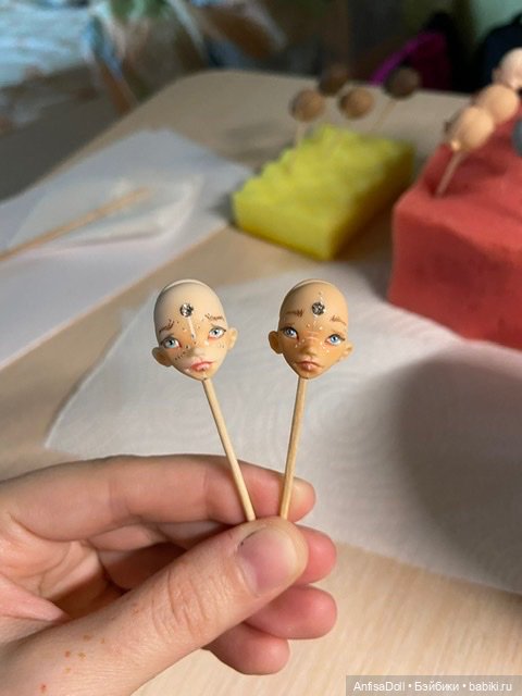Давно не показывалась… — Авторские шарнирные куклы своими руками: лепка