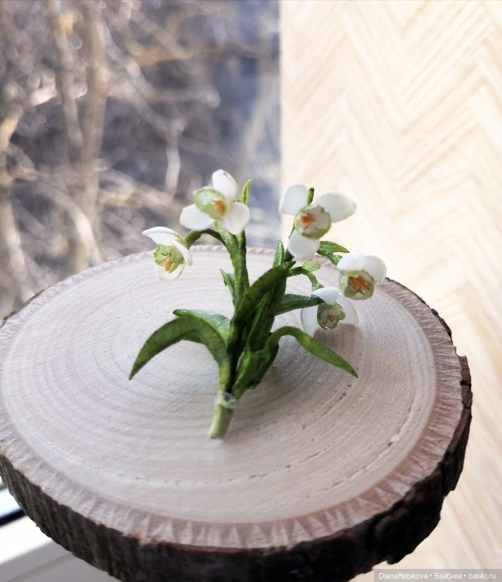 Мини подснежники — Кукольная миниатюра своими руками: еда (фото 4)