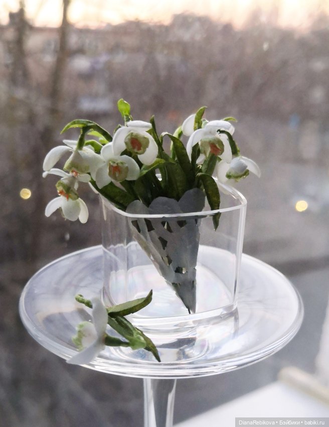 Мини подснежники — Кукольная миниатюра своими руками: еда (фото 2)