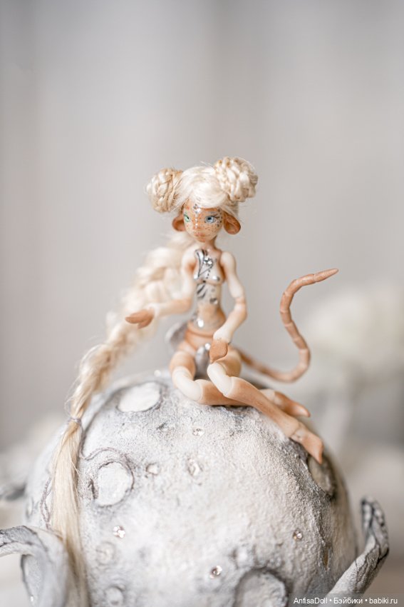 Дитя Луны — Авторские шарнирные куклы своими руками: лепка (фото 9)