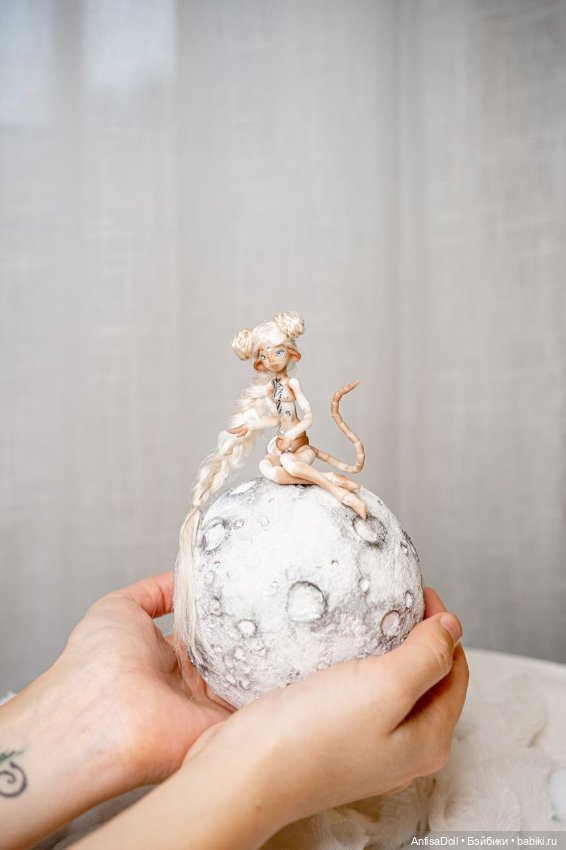 Дитя Луны — Авторские шарнирные куклы своими руками: лепка (фото 6)