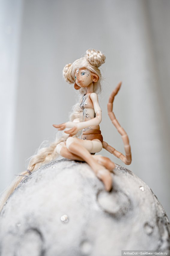 Дитя Луны — Авторские шарнирные куклы своими руками: лепка (фото 8)