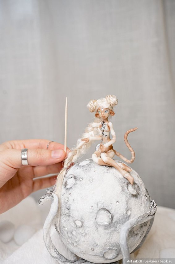 Дитя Луны — Авторские шарнирные куклы своими руками: лепка (фото 3)