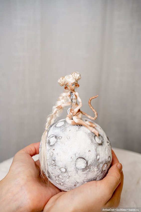 Дитя Луны — Авторские шарнирные куклы своими руками: лепка (фото 7)