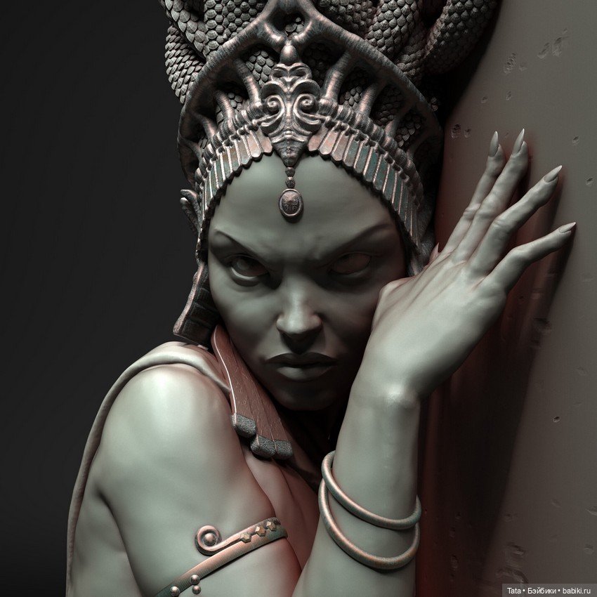 Рендер миниатюры под названием "Дворец Медузы" (фото 7)