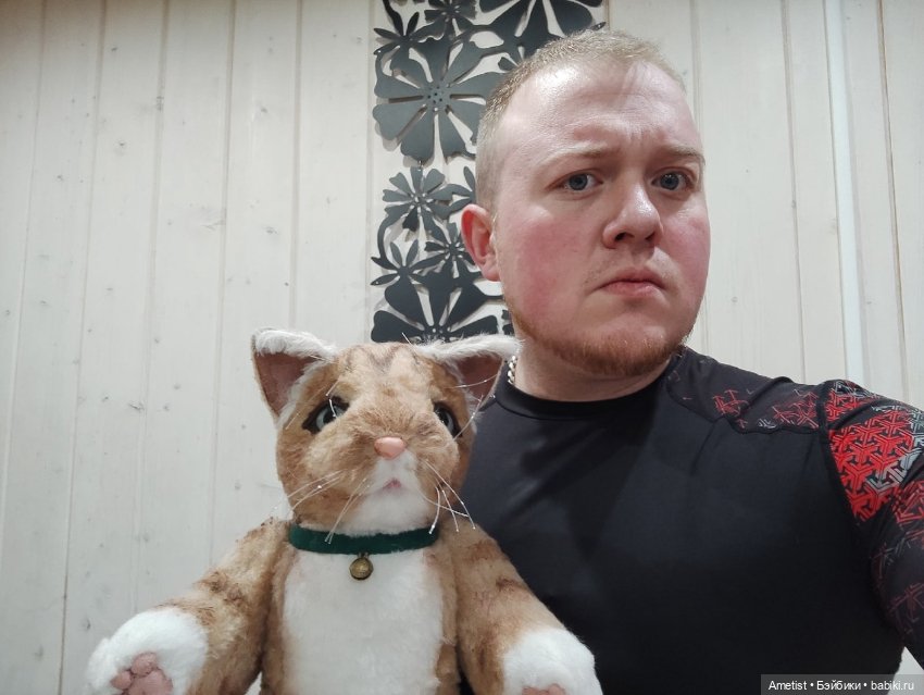 Рыжий котя — Авторские мишки Тедди и друзья: фото (фото 9)