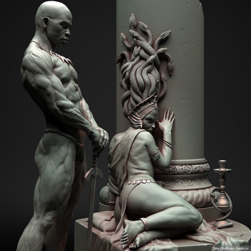 Рендер миниатюры под названием "Дворец Медузы" (фото 10)