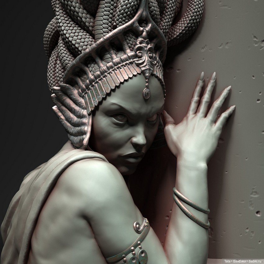 Рендер миниатюры под названием "Дворец Медузы" (фото 8)