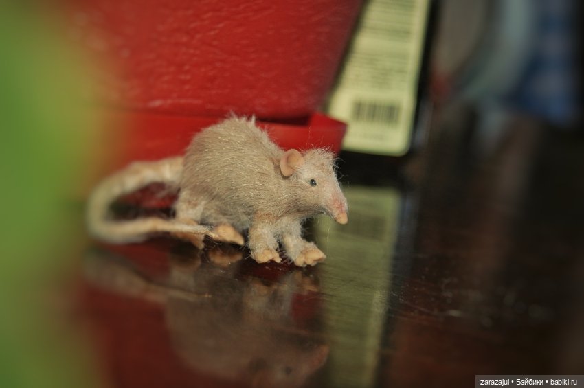 Фотосессия с крысиком — Текстильные игрушки и примитивы: кофейные (фото 3)