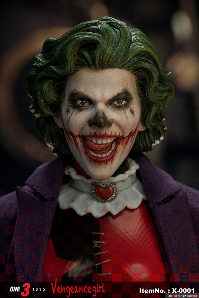 Студия one 3 toys - Харли Квинн формата 1/6 по мотивам комикса "Бэтмен: Проклятый"