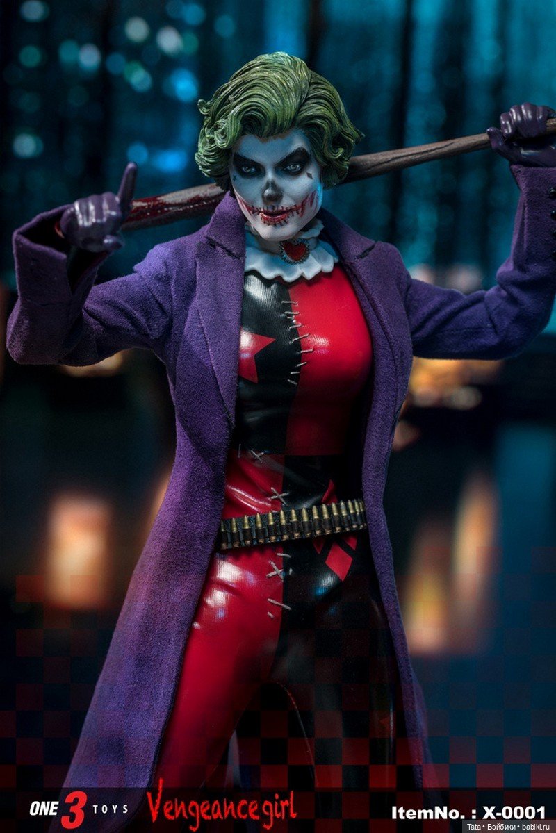 Студия one 3 toys - Харли Квинн формата 1/6 по мотивам комикса "Бэтмен: Проклятый" (фото 7)