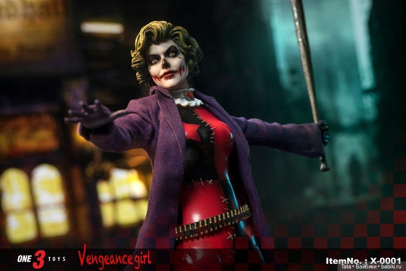 Студия one 3 toys - Харли Квинн формата 1/6 по мотивам комикса "Бэтмен: Проклятый" (фото 6)
