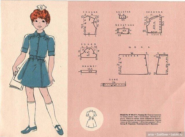 Ретро-выкройки для девочек (фото 2)