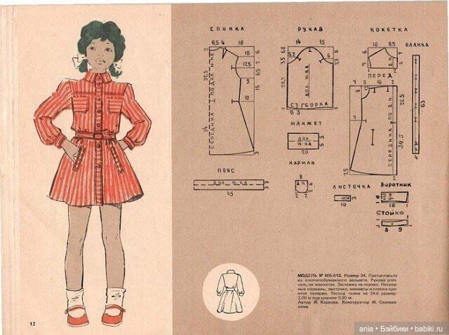 Ретро-выкройки для девочек (фото 5)