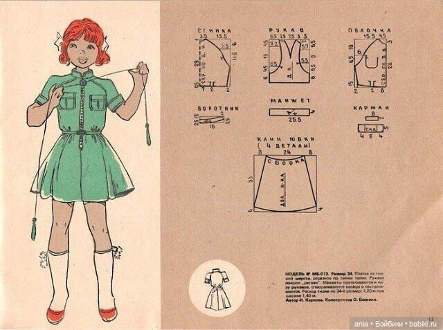 Ретро-выкройки для девочек (фото 4)