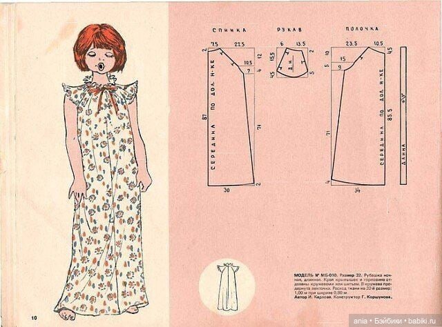 Ретро-выкройки для девочек (фото 10)