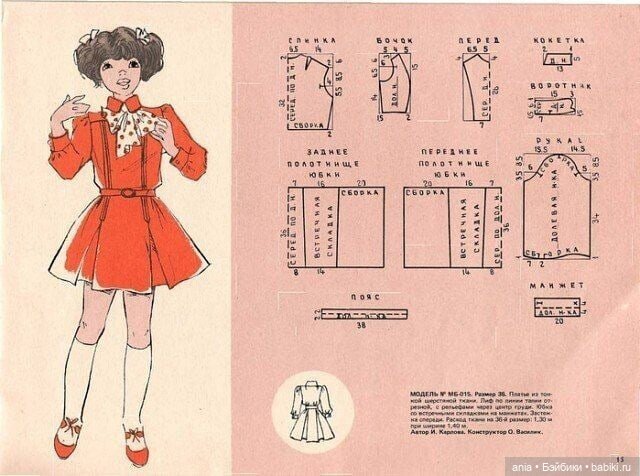 Ретро-выкройки для девочек (фото 3)