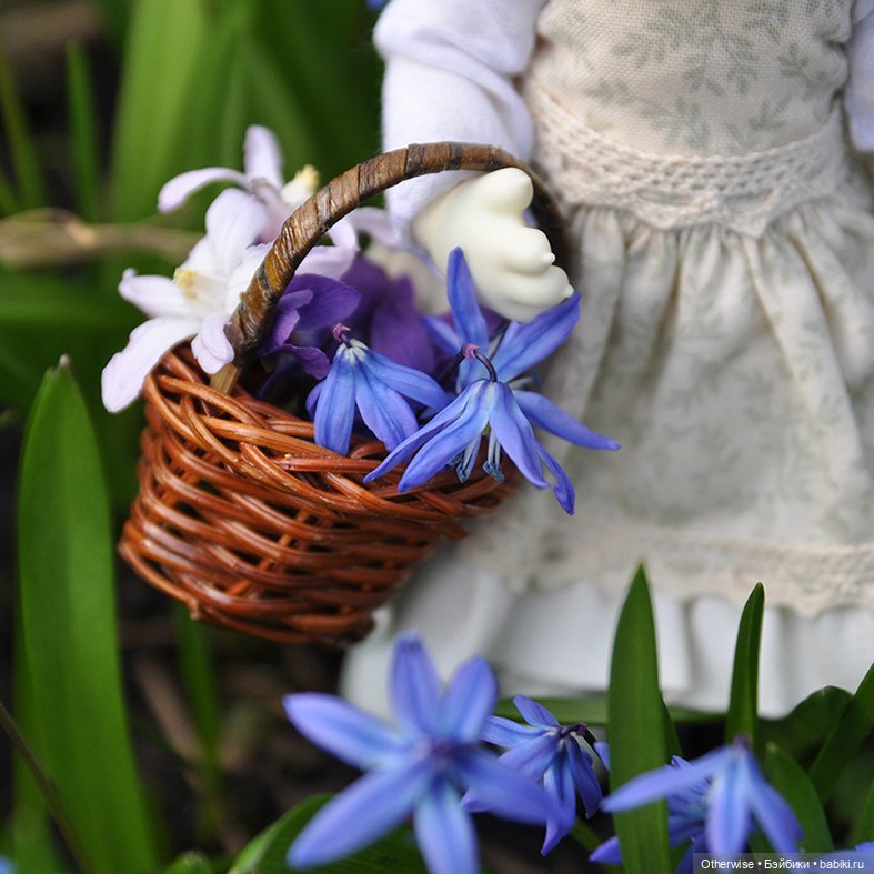 Котенька собирает цветы — Куклы Pipos (Пипос): BJD (БЖД) (фото 7)