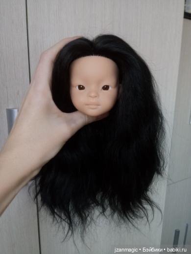 Прошивка волос — ООАК Paola Reina (Паола Рейна) и испанских кукол: перерисовка (фото 2)