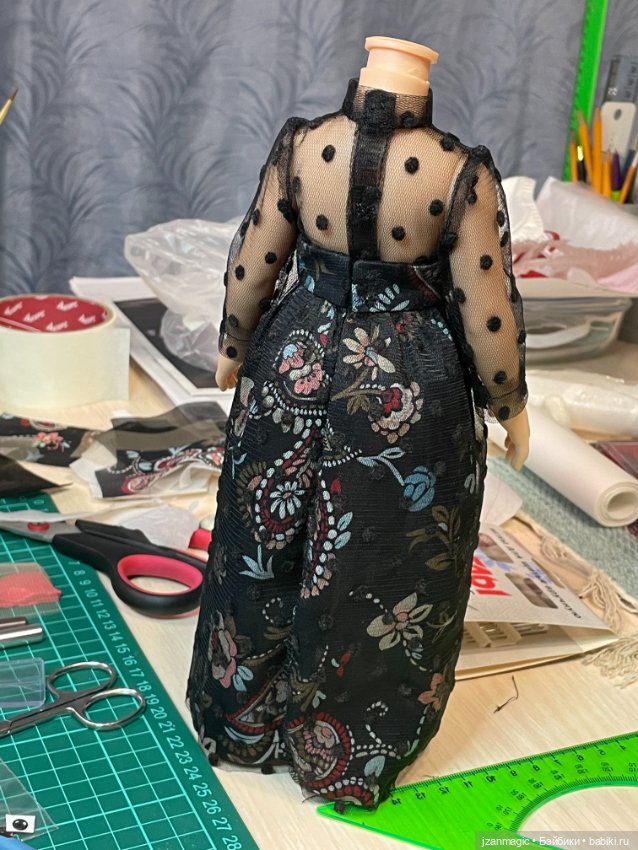 Платье для Паолы Рейна — ООАК Paola Reina (Паола Рейна) и испанских кукол: перерисовка (фото 6)
