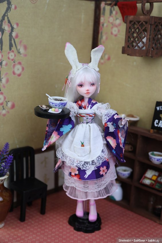 Бакенеко кафе: Усаги — ООАК Monster High и Ever After High: репейнт