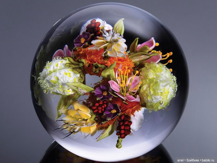 Потрясающие художественные стеклянные пресс-папье Пола Стэнкарда (фото 8)