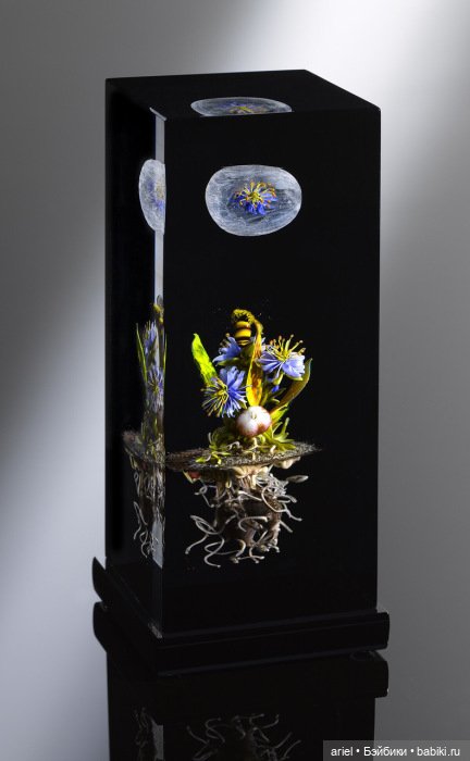 Потрясающие художественные стеклянные пресс-папье Пола Стэнкарда