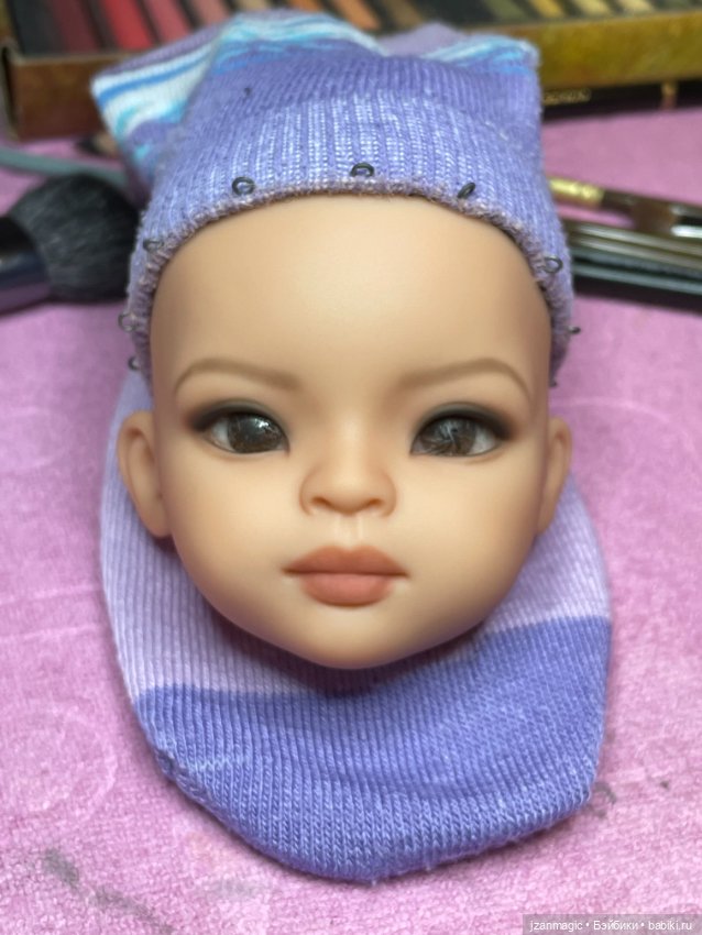 Процесс — ООАК Paola Reina (Паола Рейна) и испанских кукол: перерисовка (фото 5)