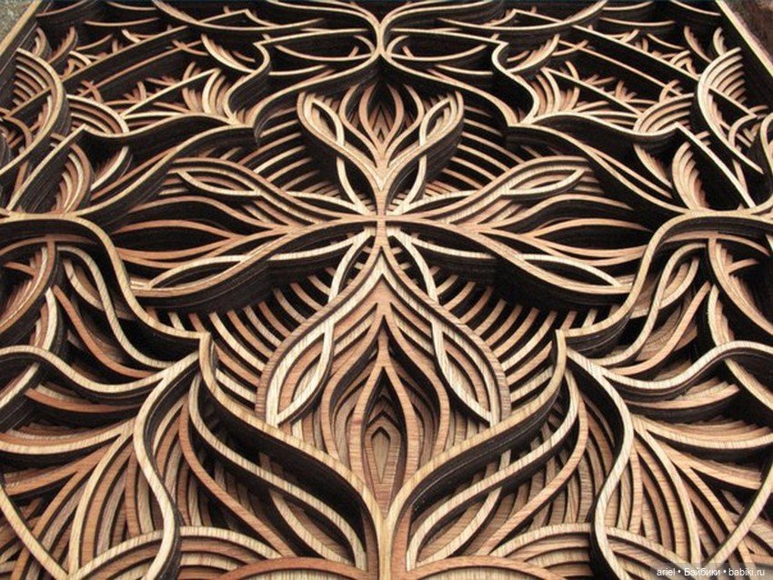 Замысловатая и изящная резьба по дереву от Габриэля Шама (Gabriel Schama) (фото 3)