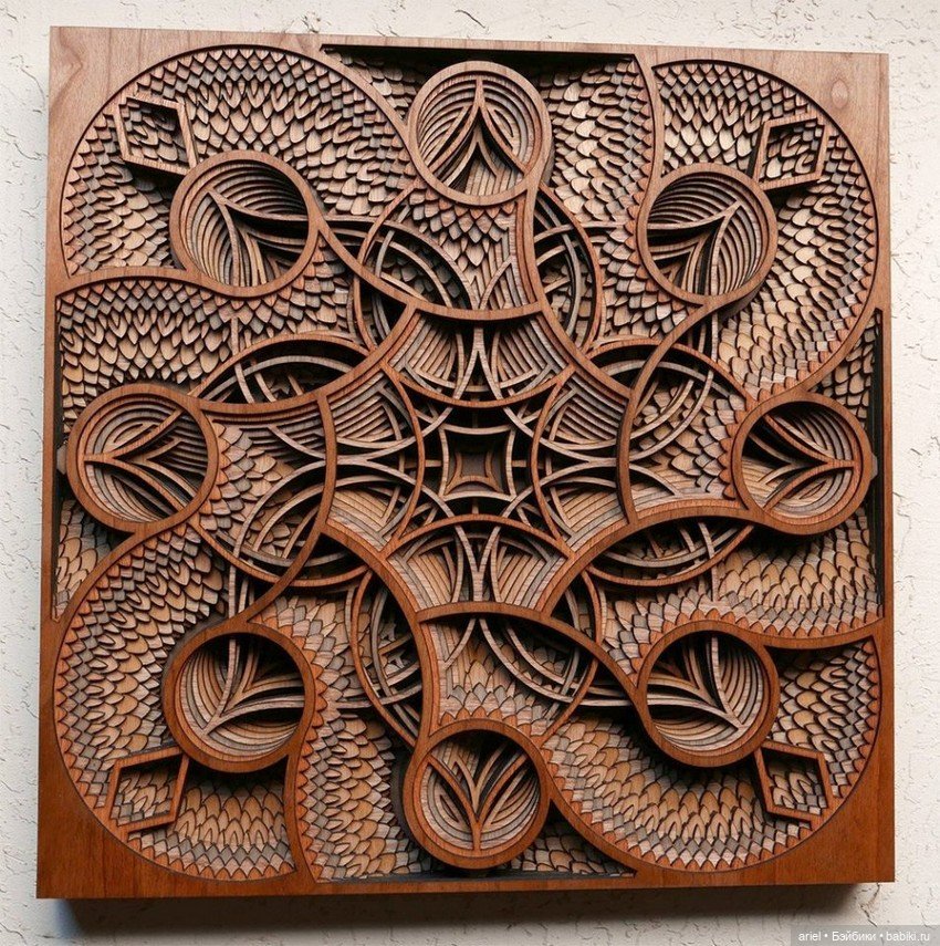 Замысловатая и изящная резьба по дереву от Габриэля Шама (Gabriel Schama) (фото 9)