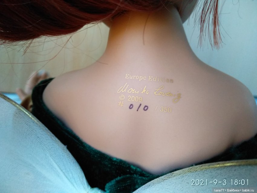 Маленькая фарфоровая нимфочка от Monika Levenig