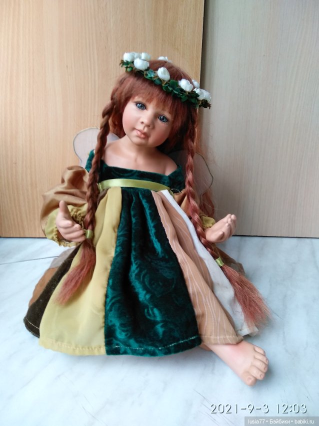 Маленькая фарфоровая нимфочка от Monika Levenig