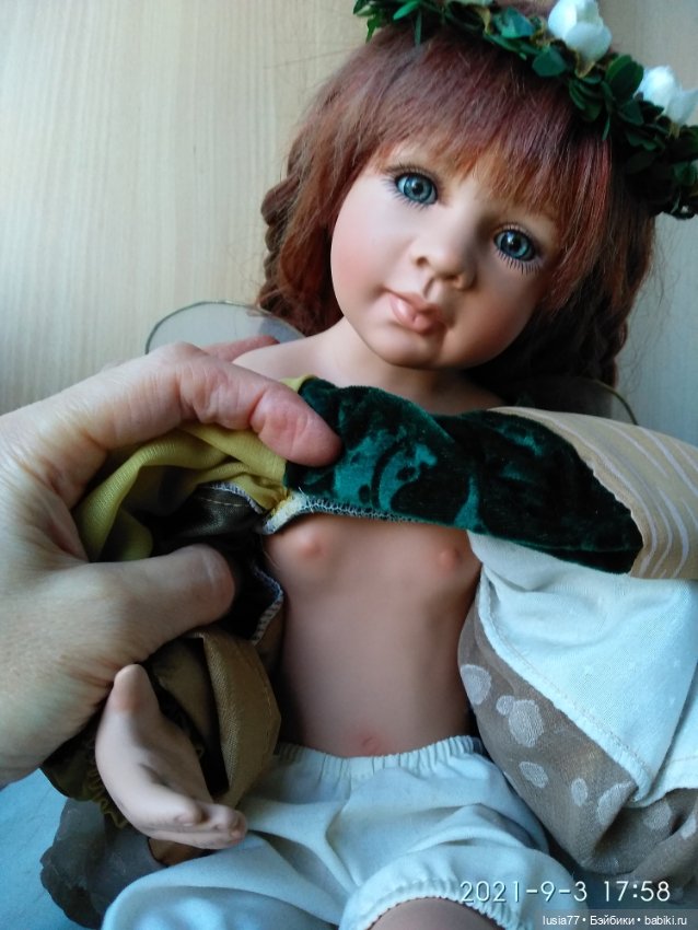 Маленькая фарфоровая нимфочка от Monika Levenig