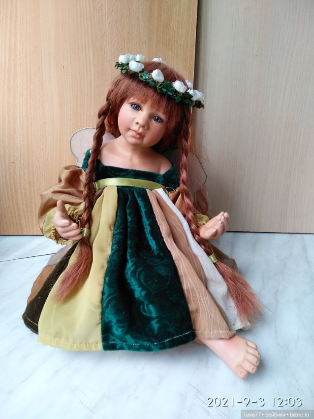 Маленькая фарфоровая нимфочка от Monika Levenig