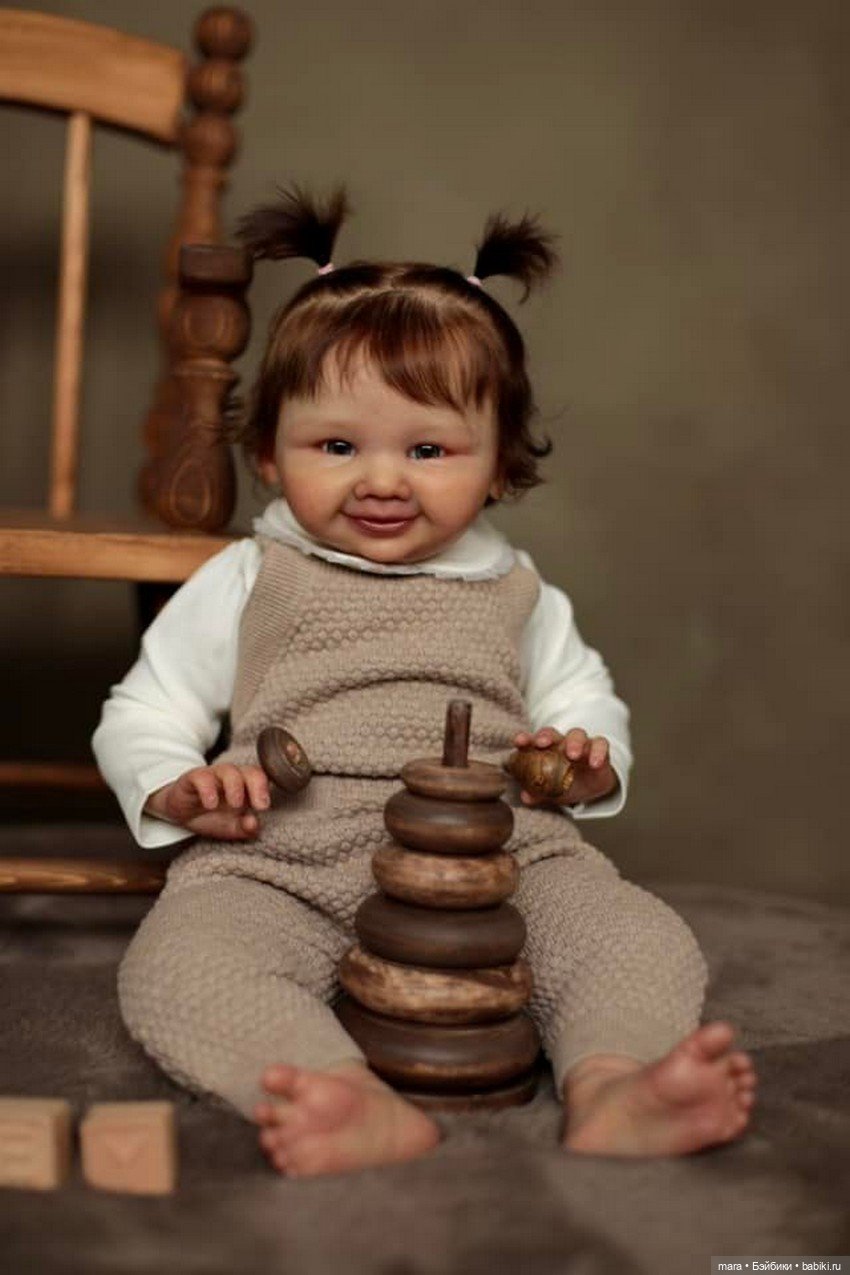 Кукла реборн из молда Brinley скульптора Dawn Donofrio, автор прототипа Анастасия Бочкова