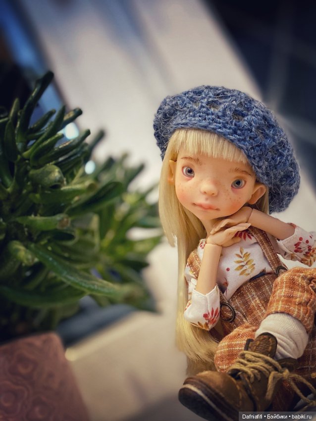 Комочек Фасольки — Куклы Tafidolls (Татьяна Филенко): российские BJD (БЖД)