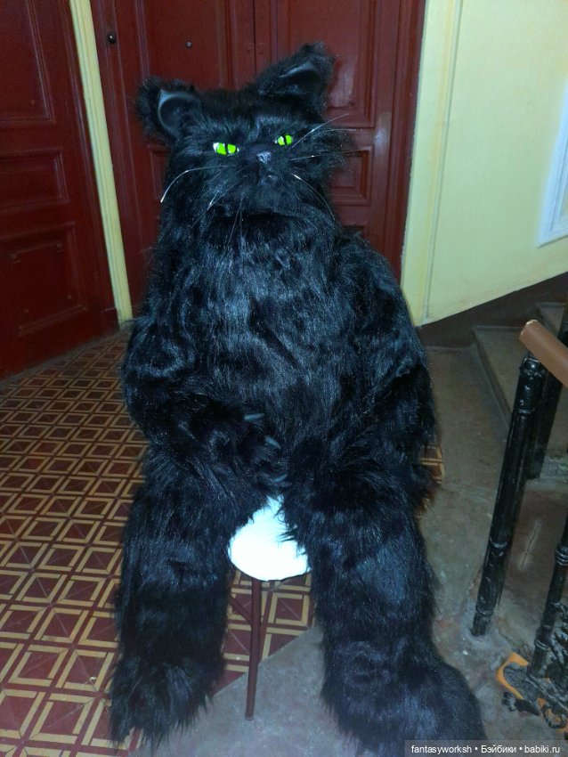 Кот Бегемот - Авторская ростовая кукла Натальи Игнатьевой