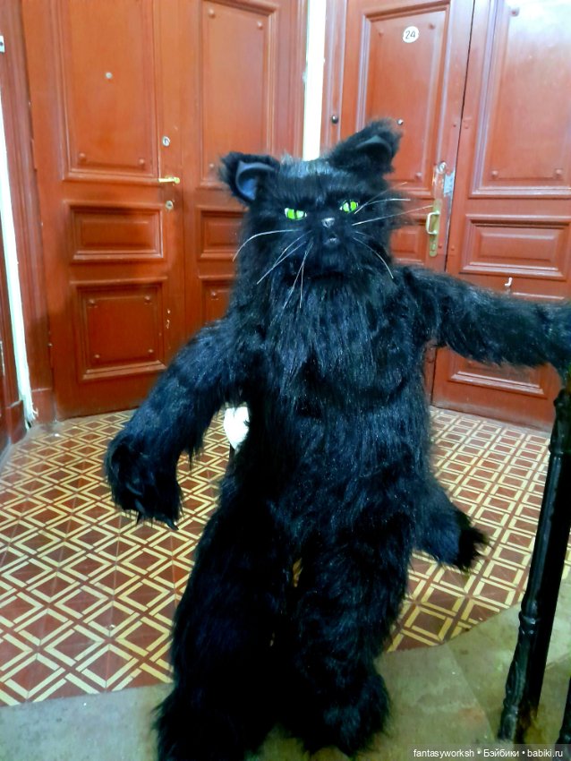 Кот Бегемот - Авторская ростовая кукла Натальи Игнатьевой (фото 2)