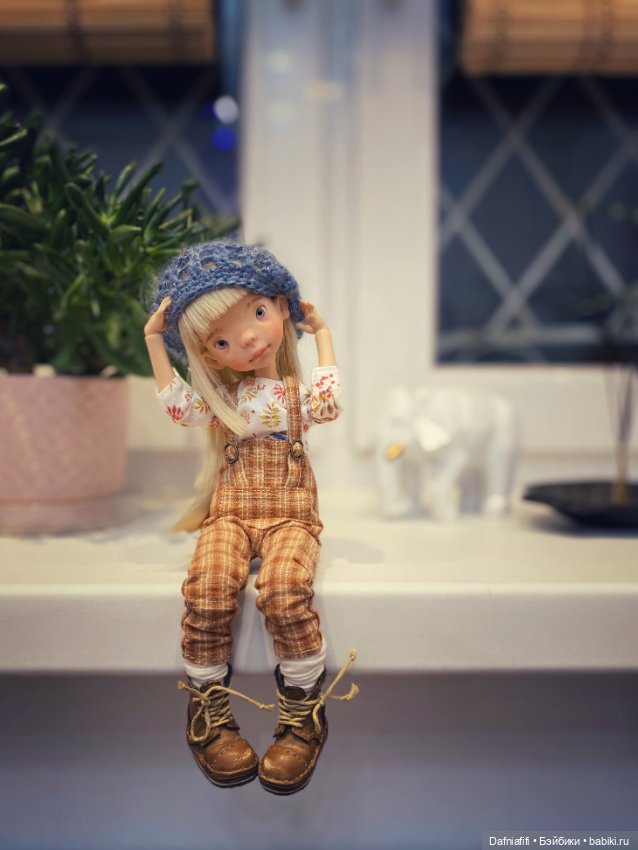 Комочек Фасольки — Куклы Tafidolls (Татьяна Филенко): российские BJD (БЖД) (фото 8)