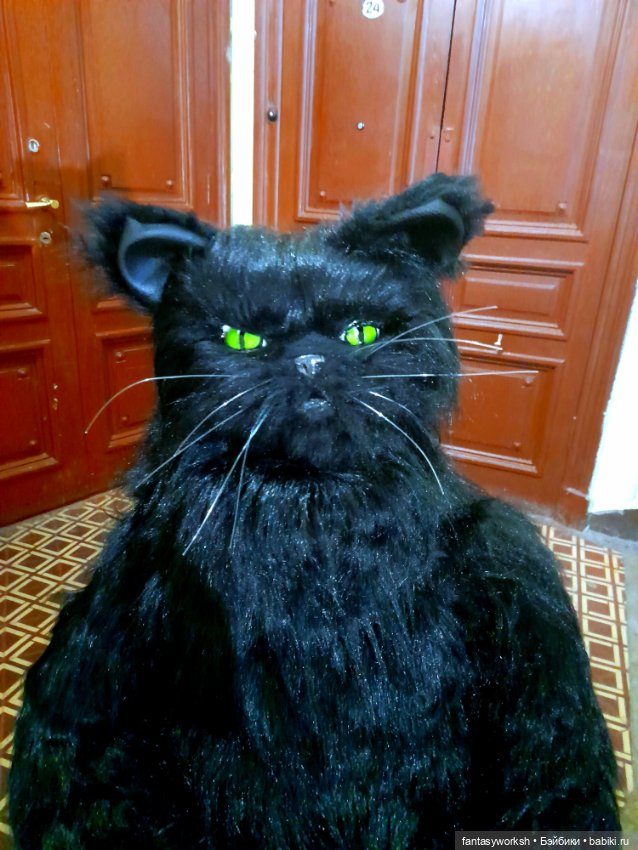 Кот Бегемот - Авторская ростовая кукла Натальи Игнатьевой